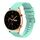 Per Honor Watch GS 3 cinturino in silicone ondulato punteggiato cucito da 22 mm (verde acqua) Per Honor Watch GS 3 cinturino in silicone ondulato punteggiato cucito da 22 mm (verde acqua)