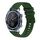 Per Honor Magic Watch cinturino in silicone ondulato punteggiato cucito da 22 mm (verde militare) Per Honor Magic Watch cinturino in silicone ondulato punteggiato cucito da 22 mm (verde militare)