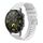 Per Huawei Watch GT 4 46mm Cinturino in silicone ondulato punteggiato cucito 22mm (bianco) Per Huawei Watch GT 4 46mm Cinturino in silicone ondulato punteggiato cucito 22mm (bianco)