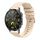Per Huawei Watch GT 4 46mm Cinturino in silicone ondulato punteggiato cucito 22mm (color crema) Per Huawei Watch GT 4 46mm Cinturino in silicone ondulato punteggiato cucito 22mm (color crema)