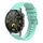 Per Huawei Watch GT 4 46mm Cinturino in silicone ondulato punteggiato cucito 22mm (verde acqua) Per Huawei Watch GT 4 46mm Cinturino in silicone ondulato punteggiato cucito 22mm (verde acqua)