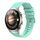 Per Huawei Watch 4 Pro Cinturino in silicone ondulato punteggiato cucito da 22 mm (verde acqua) Per Huawei Watch 4 Pro Cinturino in silicone ondulato punteggiato cucito da 22 mm (verde acqua)