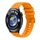 Per Huawei Watch 4 Cinturino in silicone ondulato punteggiato cucito da 22 mm (giallo ambra) Per Huawei Watch 4 Cinturino in silicone ondulato punteggiato cucito da 22 mm (giallo ambra)