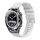 Per Huawei Watch Ultimate Wavy Dotted Stitched 22mm Cinturino in silicone (bianco) Per Huawei Watch Ultimate Wavy Dotted Stitched 22mm Cinturino in silicone (bianco)