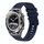 Per Huawei Watch Ultimate Wavy Dotted Stitched 22mm Cinturino in silicone (blu navy) Per Huawei Watch Ultimate Wavy Dotted Stitched 22mm Cinturino in silicone (blu navy)