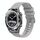 Per Huawei Watch Ultimate Wavy Dotted Stitched 22mm Cinturino in silicone (grigio) Per Huawei Watch Ultimate Wavy Dotted Stitched 22mm Cinturino in silicone (grigio)