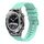 Per Huawei Watch Ultimate Wavy Dotted Stitched 22mm Cinturino in silicone (verde acqua) Per Huawei Watch Ultimate Wavy Dotted Stitched 22mm Cinturino in silicone (verde acqua)