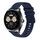 Per Huawei Watch Buds Wavy Dotted Stitched 22mm Cinturino in silicone (blu navy) Per Huawei Watch Buds Wavy Dotted Stitched 22mm Cinturino in silicone (blu navy)