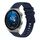 Per Huawei Watch GT 3 Pro 46mm Cinturino in silicone ondulato punteggiato cucito 22mm (blu navy)