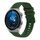 Per Huawei Watch GT 3 Pro 46mm Cinturino in silicone ondulato punteggiato cucito 22mm (verde militare) Per Huawei Watch GT 3 Pro 46mm Cinturino in silicone ondulato punteggiato cucito 22mm (verde militare)