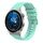 Per Huawei Watch GT 3 Pro 46mm Cinturino in silicone ondulato punteggiato cucito 22mm (verde acqua) Per Huawei Watch GT 3 Pro 46mm Cinturino in silicone ondulato punteggiato cucito 22mm (verde acqua)