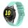 Per Huawei Watch GT Runner Wavy Dotted Stitched 22mm Cinturino in silicone (verde acqua) Per Huawei Watch GT Runner Wavy Dotted Stitched 22mm Cinturino in silicone (verde acqua)