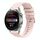 Per Huawei Watch 3 Pro Cinturino in silicone ondulato punteggiato cucito da 22 mm (rosa) Per Huawei Watch 3 Pro Cinturino in silicone ondulato punteggiato cucito da 22 mm (rosa)