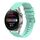 Per Huawei Watch 3 Pro Cinturino in silicone ondulato punteggiato cucito da 22 mm (verde acqua) Per Huawei Watch 3 Pro Cinturino in silicone ondulato punteggiato cucito da 22 mm (verde acqua)