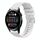 Per Huawei Watch 3 Cinturino in silicone ondulato punteggiato cucito da 22 mm (bianco) Per Huawei Watch 3 Cinturino in silicone ondulato punteggiato cucito da 22 mm (bianco)