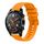 Per Huawei Watch GT Wavy Dotted Stitched 22mm Cinturino in silicone (giallo ambra) Per Huawei Watch GT Wavy Dotted Stitched 22mm Cinturino in silicone (giallo ambra)