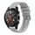Per Huawei Watch GT Wavy Dotted Stitched 22mm Cinturino in silicone (grigio) Per Huawei Watch GT Wavy Dotted Stitched 22mm Cinturino in silicone (grigio)