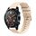 Per Huawei Watch GT Wavy Dotted Stitched 22mm Cinturino in silicone (color crema) Per Huawei Watch GT Wavy Dotted Stitched 22mm Cinturino in silicone (color crema)