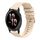 Per Garmin Venu 2 Wavy Dotted Stitched 22mm Cinturino in silicone (color crema) Per Garmin Venu 2 Wavy Dotted Stitched 22mm Cinturino in silicone (color crema)