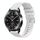 Per Xiaomi Watch S3 Cinturino in silicone ondulato punteggiato cucito da 22 mm (bianco) Per Xiaomi Watch S3 Cinturino in silicone ondulato punteggiato cucito da 22 mm (bianco)