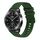 Per Xiaomi Watch S3 Cinturino in silicone ondulato punteggiato cucito da 22 mm (verde militare) Per Xiaomi Watch S3 Cinturino in silicone ondulato punteggiato cucito da 22 mm (verde militare)