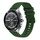 Per Xiaomi Watch 2 Pro Cinturino in silicone ondulato punteggiato cucito da 22 mm (verde militare) Per Xiaomi Watch 2 Pro Cinturino in silicone ondulato punteggiato cucito da 22 mm (verde militare)