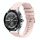 Per Xiaomi Watch 2 Pro Cinturino in silicone ondulato punteggiato cucito da 22 mm (rosa) Per Xiaomi Watch 2 Pro Cinturino in silicone ondulato punteggiato cucito da 22 mm (rosa)