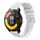 Per Xiaomi Watch S1 Active Wavy Dotted Stitched 22mm Cinturino in silicone (bianco) Per Xiaomi Watch S1 Active Wavy Dotted Stitched 22mm Cinturino in silicone (bianco)