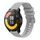 Per Xiaomi Watch S1 Active Wavy Dotted Stitched 22mm Cinturino in silicone (grigio) Per Xiaomi Watch S1 Active Wavy Dotted Stitched 22mm Cinturino in silicone (grigio)