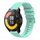 Per Xiaomi Watch S1 Active Wavy Dotted Stitched 22mm Cinturino in silicone (verde acqua) Per Xiaomi Watch S1 Active Wavy Dotted Stitched 22mm Cinturino in silicone (verde acqua)