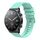 Per Xiaomi Watch S1 Cinturino in silicone ondulato punteggiato cucito da 22 mm (verde acqua) Per Xiaomi Watch S1 Cinturino in silicone ondulato punteggiato cucito da 22 mm (verde acqua)