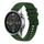 Per Xiaomi Watch Color Wavy Dotted Stitched 22mm Cinturino in silicone per orologio (verde militare) Per Xiaomi Watch Color Wavy Dotted Stitched 22mm Cinturino in silicone per orologio (verde militare)