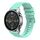 Per Xiaomi Watch Color Wavy Dotted Stitched 22mm Cinturino in silicone per orologio (verde acqua) Per Xiaomi Watch Color Wavy Dotted Stitched 22mm Cinturino in silicone per orologio (verde acqua)