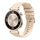 Per Huawei Watch GT 4 41mm Cinturino in silicone ondulato punteggiato cucito 18mm (color crema) Per Huawei Watch GT 4 41mm Cinturino in silicone ondulato punteggiato cucito 18mm (color crema)