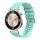 Per Huawei Watch GT 4 41mm Cinturino in silicone ondulato punteggiato cucito 18mm (verde acqua) Per Huawei Watch GT 4 41mm Cinturino in silicone ondulato punteggiato cucito 18mm (verde acqua)