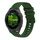 Per Garmin Forerunner 265S cinturino in silicone ondulato punteggiato cucito da 18 mm (verde militare) Per Garmin Forerunner 265S cinturino in silicone ondulato punteggiato cucito da 18 mm (verde militare)