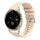 Per Garmin Venu 2S Wavy Dots Stitched 18mm cinturino in silicone (color crema)