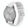 Per Garmin Vivomove 3S Wavy Dots Stitched 18mm cinturino in silicone (bianco)