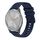 Per Garmin Vivomove 3S Wavy Dots Stitched 18mm cinturino in silicone (blu navy) Per Garmin Vivomove 3S Wavy Dots Stitched 18mm cinturino in silicone (blu navy)