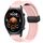 Per Honor Watch GS 4 Window Blind Magnetic Buckle 22mm Cinturino in silicone (rosa) Per Honor Watch GS 4 Window Blind Magnetic Buckle 22mm Cinturino in silicone (rosa)