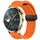 Per Honor Watch 4 Pro Window Blind Fibbia magnetica 22mm Cinturino in silicone (arancione) Per Honor Watch 4 Pro Window Blind Fibbia magnetica 22mm Cinturino in silicone (arancione)