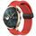 Per Honor Watch 4 Pro Window Blind Fibbia magnetica 22mm Cinturino in silicone (rosso) Per Honor Watch 4 Pro Window Blind Fibbia magnetica 22mm Cinturino in silicone (rosso)