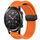 Per Honor Watch GS 3i Window Blind Magnetic Buckle 22mm Cinturino in silicone (arancione) Per Honor Watch GS 3i Window Blind Magnetic Buckle 22mm Cinturino in silicone (arancione)