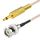 Cavo adattatore audio coassiale di alimentazione RG316 da BNC maschio a 3,5 mm stereo maschio da 30 cm Cavo adattatore audio coassiale di alimentazione RG316 da BNC maschio a 3,5 mm stereo maschio da 30 cm