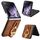 Per Xiaomi Mix Flip Wristband Custodia in pelle per telefono posteriore (marrone) Per Xiaomi Mix Flip Wristband Custodia in pelle per telefono posteriore (marrone)
