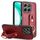 Custodia per telefono in pelle con cinturino da polso per Honor X6b (rosso) Custodia per telefono in pelle con cinturino da polso per Honor X6b (rosso)
