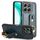 Custodia per telefono in pelle con cinturino da polso per Honor X6b (blu)