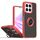 Per Honor X6b Q Shadow 1 Series TPU Hybrid PC Custodia per telefono con anello (rosso) Per Honor X6b Q Shadow 1 Series TPU Hybrid PC Custodia per telefono con anello (rosso)