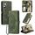 Per Samsung Galaxy S23 FE 5G Custodia per telefono in pelle goffrata Skin Feel Totem (verde scuro) Per Samsung Galaxy S23 FE 5G Custodia per telefono in pelle goffrata Skin Feel Totem (verde scuro)