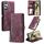 Per Samsung Galaxy S23 FE 5G Custodia in pelle goffrata Skin Feel Totem (rosso vino) Per Samsung Galaxy S23 FE 5G Custodia in pelle goffrata Skin Feel Totem (rosso vino)